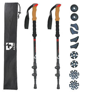 Bâtons de randonnée rétractable en <span class=keywords><strong>aluminium</strong></span>, pôle de trekking télescopique, de marche en plein air, alzenstock, - Product Image 3