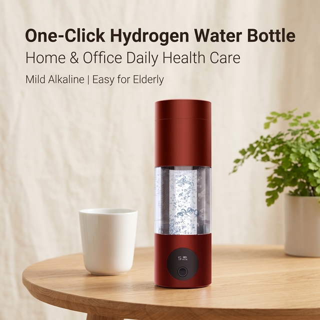 Food Grade Hydrogen Water Bottle BPA Free Simple Operation Improve Metabolism Portable Daily Hydration Antioxidant Healthy