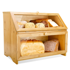Estante de almacenamiento estante de exhibición de frutas cocina de verduras de madera estante de tienda de exhibición de pan de madera - Product Image 1
