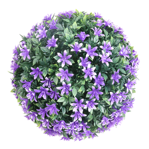 Boule de fleurs artificielles en plastique réaliste, rose, suspendue, pour mariage, Saint-Valentin, remise de diplôme, décoration de la maison et du <span class=keywords><strong>jardin</strong></span> - Product Image 3
