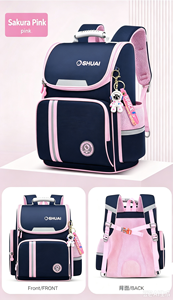 2026 Hot 4-Piece Student <b>Backpack</b> Set With Pencil Case,Tutorial Bag & Doll,Suspension Waterproof <b>School</b> Bag Wholesale Custom Log - Product Image 3