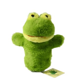 Lemongaga marionetas de mano de rana para niños, instituciones de educación temprana que enseñan SIDA, accesorios de juego para padres e hijos, juguetes de marionetas de peluche - Product Image 1