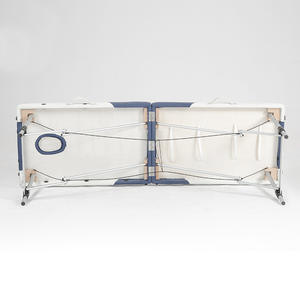 Table de massage en aluminium à deux sections, bicolore, pliable, légère et facile à transporter, pour instituts de beauté et spas - Product Image 2