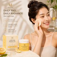 OEM ODM Citra Glow Ampoule Pad 70 Pads Vitamine C Niacinamide Hydratant Tonifiant Visage Éclaircissant Soin de la Peau Marque Privée