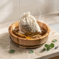 Sachets de bain de pieds aux herbes, kits de bain de pieds, sacs de bain à base de plantes brutes, sans pulvérisation, traitement de spa pour les pieds de style Yao traditionnel