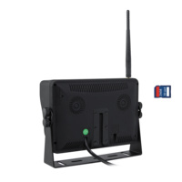 Monitor Inalámbrico de 7 Pulgadas para Automóvil, Cámara de Visión Trasera para Camión, Monitor para Caravana, Remolque, Camión, Autobús, Vehículo