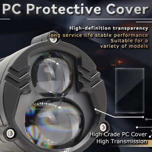 Nuevo Foco LED de Alta Potencia 24W 12V para Motocicleta, Mini Faros Delanteros de Doble Color, Luces Antiniebla de 6500 Lúmenes para Autos, Motocicletas y ATV - Product Image 3