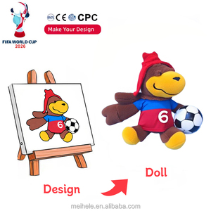 Ce CPC OEM ODM tùy chỉnh Thế Giới 2026 cup linh vật tùy chỉnh thực hiện động vật đồ chơi sang trọng biểu tượng tùy chỉnh tùy chỉnh đồ chơi sang trọng - Product Image 2