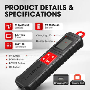 LAUNCH X-431 I-TPMS 2025, Herramienta Portátil para Reaprender, Reiniciar y Programar Sensores de 315/433MHz, Actualización TSGUN - Product Image 6