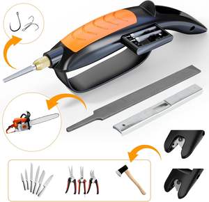 Afilador de cuchillos doméstico de mano portátil 2025, afila cuchillos dentados de manera eficiente, <span class=keywords><strong>tijeras</strong></span>, cuchillos de anzuelo <span class=keywords><strong>para</strong></span> uso en exteriores - Product Image 2