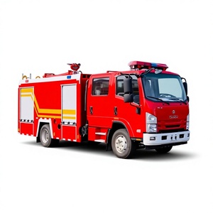 Camión de bomberos con tanque de agua grande, camión de bomberos con combustible diésel y polvo químico seco, camión de bomberos con tanque de agua y tracción 4x4. - Product Image 1