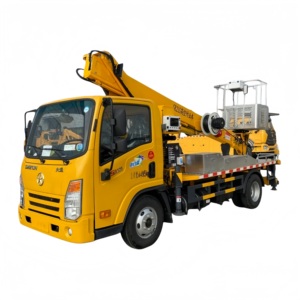 Piattaforma Aerea Montata su Camion Dayun 4x2 21m con Cestello di <span class=keywords><strong>Lavoro</strong></span> per Operazioni di Installazione ad Alta Quota - Product Image 1