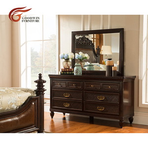 เตียงกล่องไม้ล่าสุดออกแบบเฟอร์นิเจอร์ห้องนอนที่ทันสมัยชุดเตียงขนาดคิงไซส์และควีนไซส์ WA390 - Product Image 5