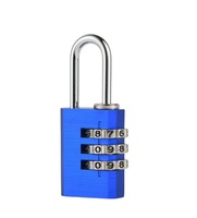 Cadenas à combinaison à 3 et 4 chiffres en alliage d'aluminium, cadenas à code coloré pour casier de gym, armoire, bagages de voyage