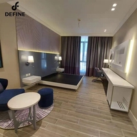 Meubles d'hôtel au Design moderne pour chambre à coucher de luxe 5 étoiles, lit d'hôtel Se, ensembles de meubles de chambre personnalisés