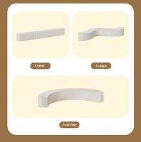 Vente directe usine – Cloison mobile, séparateur, barrière, mur en papier, écran rétractable pliable pour fond de magasin, style moderne et minimaliste
