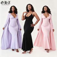 Robe de soirée élégante sur mesure en modal pour femme, nuisette longue avec dentelle, peignoir de nuit, ensemble de pyjama et de détente pour femme