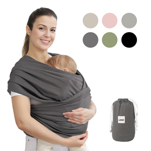 Porte-bébé respirant et extensible, réglable, léger et doux pour nouveau-nés, ergonomique, pour nourrissons - Product Image 2