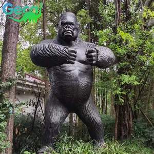 Estatua de Mono Rey Kong de Resina Animatrónica de Tamaño Real para Exteriores GECAI - Product Image 2