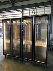 Mới hiện đại dọc thanh hiển thị tủ lạnh toàn màn hình LED ánh sáng Cửa kính làm mát không khí cho siêu thị đồ uống mua sắm - Product Image 4