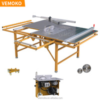 Nouvelle Scie à Table Coulissante Large avec Guide Laser pour une Précision Optimale dans le Travail du Bois – Idéale pour Atelier et Cabinet
