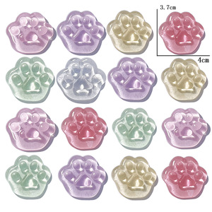 ของเล่นบีบมือรูปอุ้งเท้าแมวสีสันสดใสโปร่งใสสำหรับเด็ก - Product Image 6