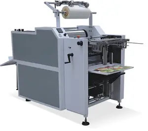 Thermoklebstoff-Rollfilm-Lamini maschine Papierl amini maschine