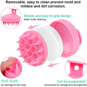 Bán Buôn Tùy Chỉnh Nhựa Detangling Tóc Bàn Chải Thiết Lập Massage Dầu Gội Đầu Bàn Chải Và 6Oz Tóc Nhuộm Applicator Chai - Product Image 4