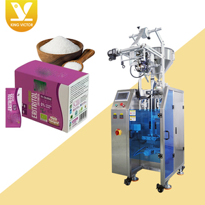 Máquina de envasado de gránulos de paquete de barra automática Llenadora de bolsitas pequeñas para azúcar, sal, <span class=keywords><strong>eritritol</strong></span> Embalaje de sustituto de azúcar - Product Image 1