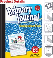 De 12 Pack línea punteada de gobernado composición libro diario de los niños Cuadernos para los estudiantes de primaria