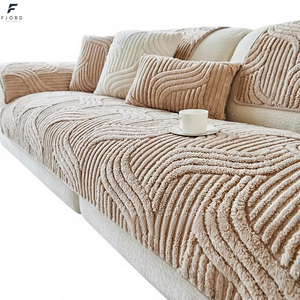 Coussin <span class=keywords><strong>de</strong></span> canapé en velours <span class=keywords><strong>de</strong></span> coton transfrontalier, en peluche queue <span class=keywords><strong>de</strong></span> renard, épais, anti-griffures pour chats, design 2026, pour rangée droite, antidérapant et rembourré - Product Image 1