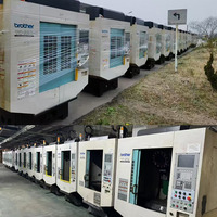 Mesin Perkakas CNC Vertikal Tugas Sedang Presisi Tinggi Single Spindle Brother TC-S2A BT30 Bekas dari Jepang