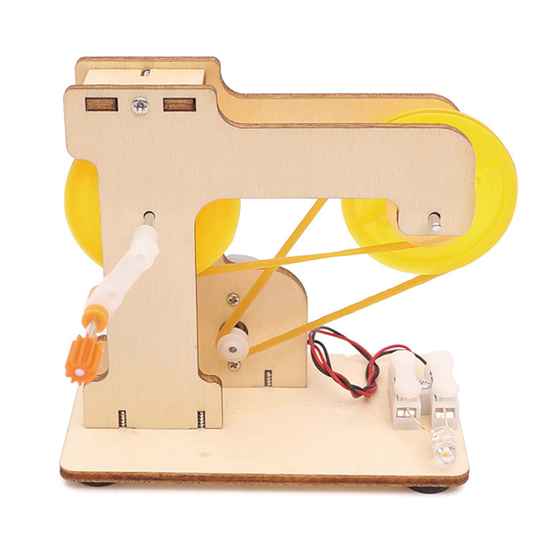 Kit Scientifique Grue à Manivelle – Modèle Bois DIY – Jouet Éducatif Physique – Dès 6 Ans