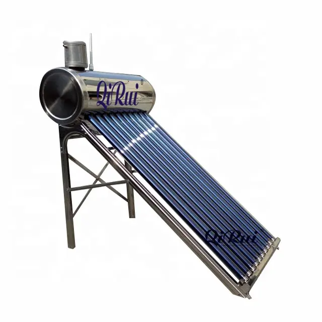 100 150 200 300 500 Liter Non-Pressurized Evacuated Tube Solar Water Heater Vacuum Tube Solar Collector