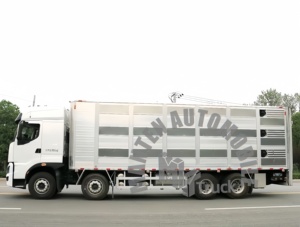 Chine usine 8*4 <span class=keywords><strong>8x4</strong></span> véhicule de transport de porc LHD RHD véhicule de transport de semis de volaille <span class=keywords><strong>camion</strong></span> de transport de porc - Product Image 3
