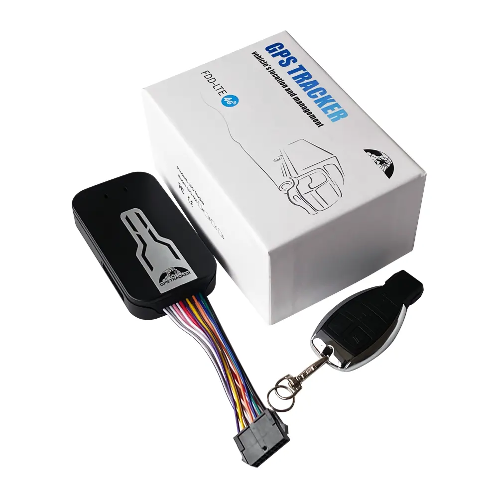 Free App 405B 4g 3g quality Mini Latest Car GPS Tracker with Engine Shut Off temperature humidity sensor