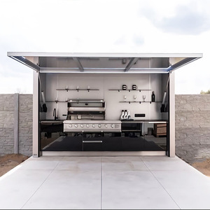 Cocina Prefabricada Compacta y Mini, Cocina Completa Plegable Todo en Uno para Acampar al Aire Libre, Barbacoa, Barra de Bar - Product Image 4