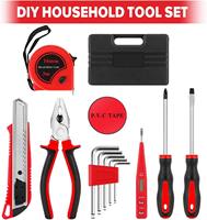 Outils manuels pratiques pour la réparation d'appareils électroménagers, multimètre, kit d'électricien avec étui rigide, personnalisable OEM