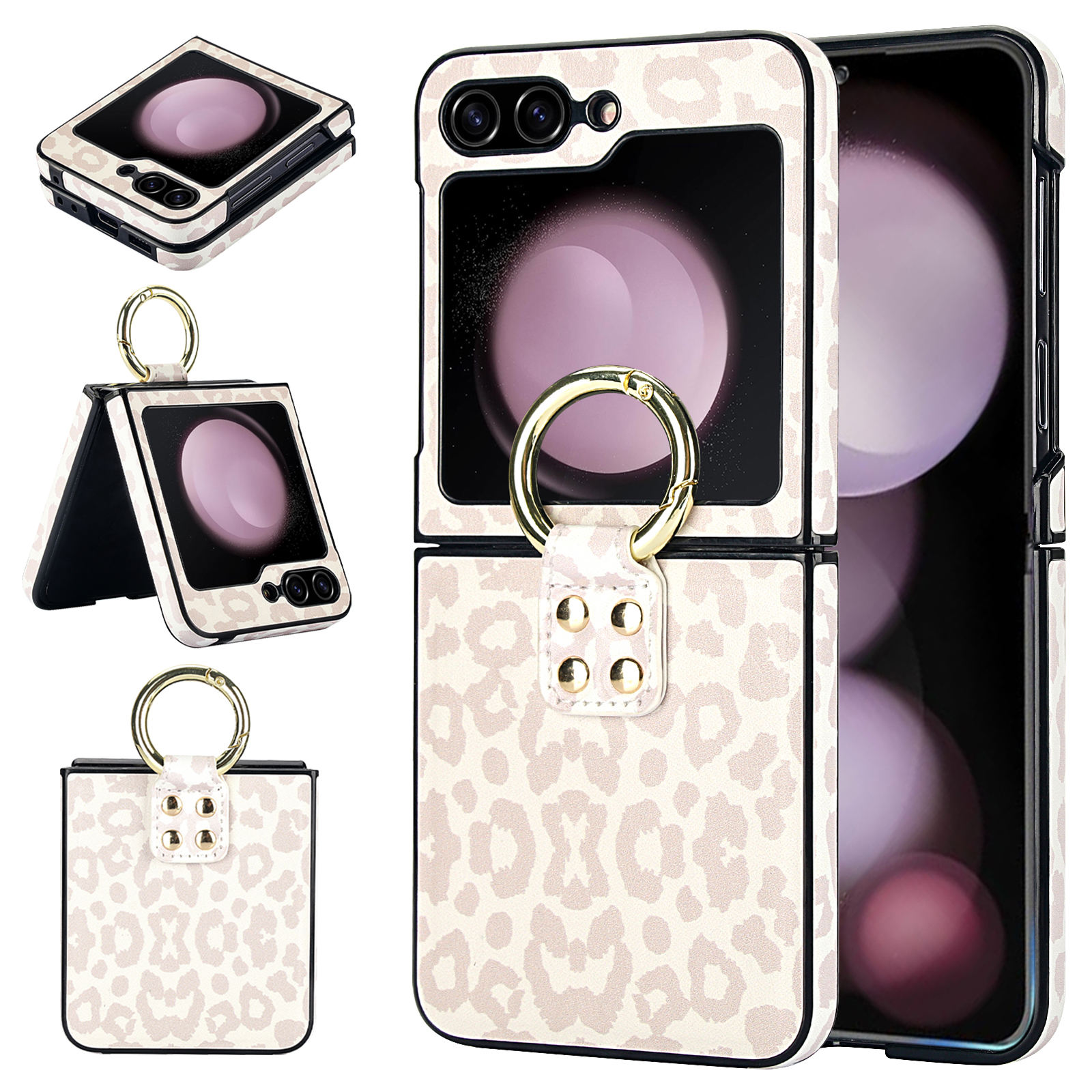 Imprimé léopard blanc