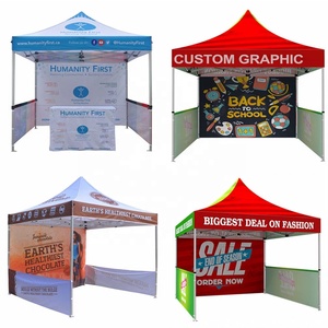 Carpa de Tela Oxford Resistente con Logotipo Personalizado, Protección UV, Impermeable, Plegable y Desplegable para Deportes al Aire Libre, Mercado, con Paredes Laterales - Product Image 3