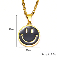 Großhandel Edelstahl Vintage Damen-Halskette 18K Vergoldete Gliederkette für Verlobung, Jahrestag oder Geschenk