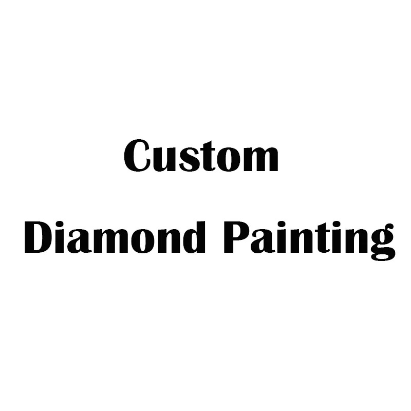 Kits de pintura de diamante feito sob encomenda, faça você mesmo, pintura artesanal 5d de diamante