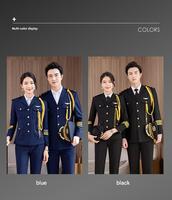 Tenue de pilote d'aviation personnalisée en gros – Ensembles veste et pantalon confortables et sécurisés, unisexe, pour compagnies aériennes