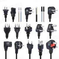 Adaptateur secteur international 110-220V Plug pour UK US Australie Israël Suisse Afrique du Sud Fils d'alimentation en plastique