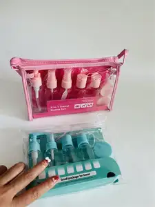 Mini Reizen Fles Set Voor Cosmetische Verpakking, Plastic Reizen Set Cosmetische Container, Reizen Kit Plastic Flessen
