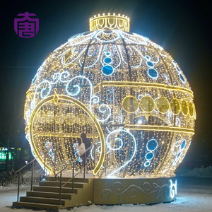 LED Christmas Ball Arch Decoration for Outdoor Street Plaza Landscape Holiday <b>Lighting</b> Display Projects - Product Image 6