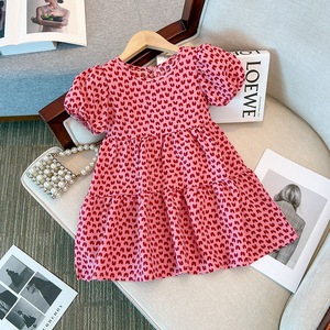 Abbigliamento Estivo per Bambini con Stampa Floreale, Vestito alla <span class=keywords><strong>Moda</strong></span> per Neonati, Abiti per Bambine - Product Image 5