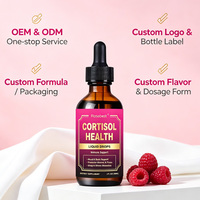 Complément Liquide Végétalien Personnalisé 10-en-1 à Base de Plantes pour le Soutien de la Santé du Cortisol avec Vitamines C, D3 et Magnésium pour le Système Immunitaire et Nerveux