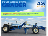 Ashok Metall-Farmtraktor mit Frontlader Rot 450kg mit Motor Hohe Produktivität