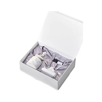 Coffret Cadeau Créatif de Bougies et Pierres Parfumées Aromathérapie Régale Régale, Ornement Diffuseur Rétro Littéraire, Cadeau d'Anniversaire et Fête des Mères